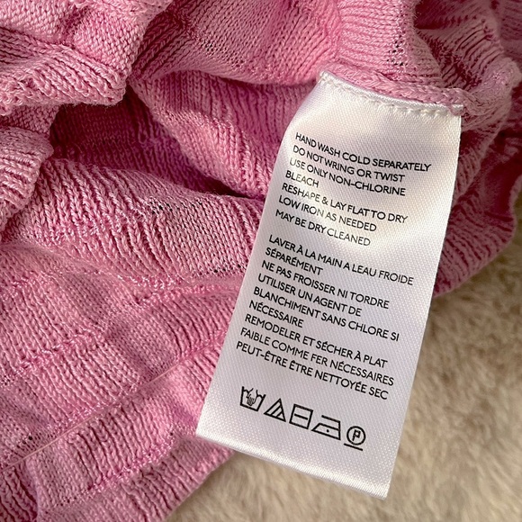 Urban Outfitters Sweater Set Tied Cardigan and Tank Top Lilac Pink Size M - Picture 11 of 11